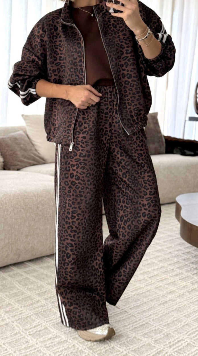 Ensemble jogging | léopard