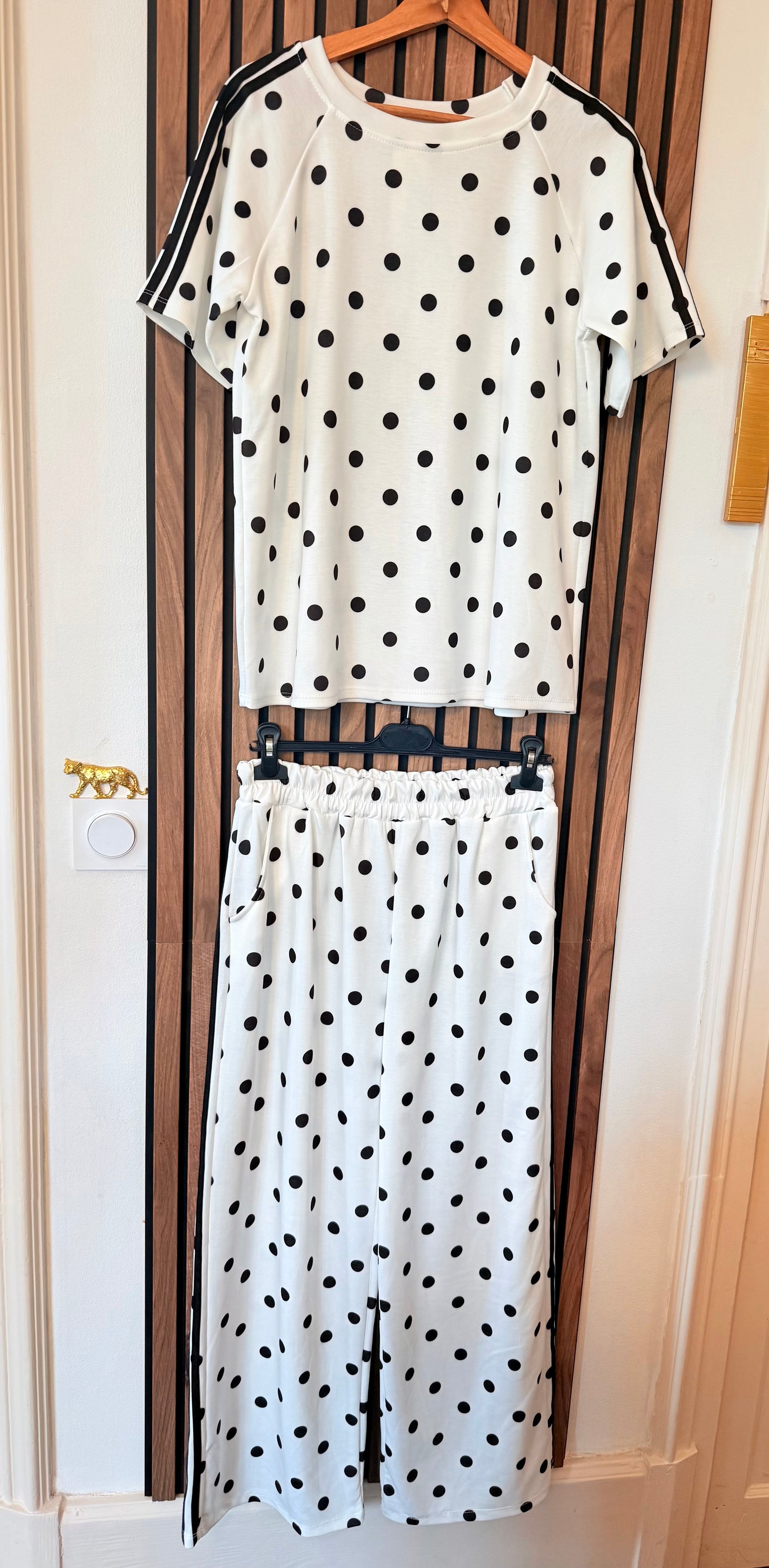 Ensemble jogging à pois | CONRAD