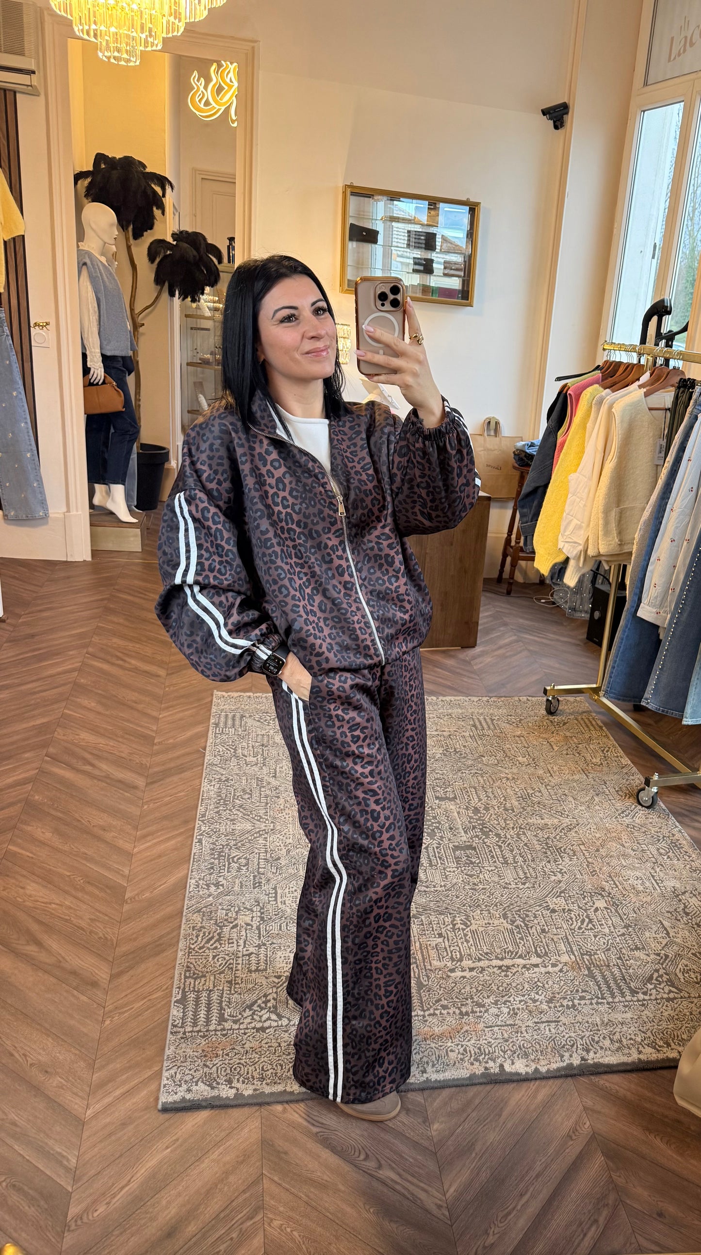 Ensemble jogging | léopard