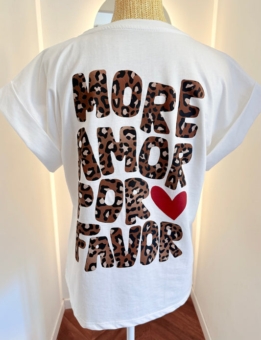 T-shirt | MORE AMOR POR FAVOR