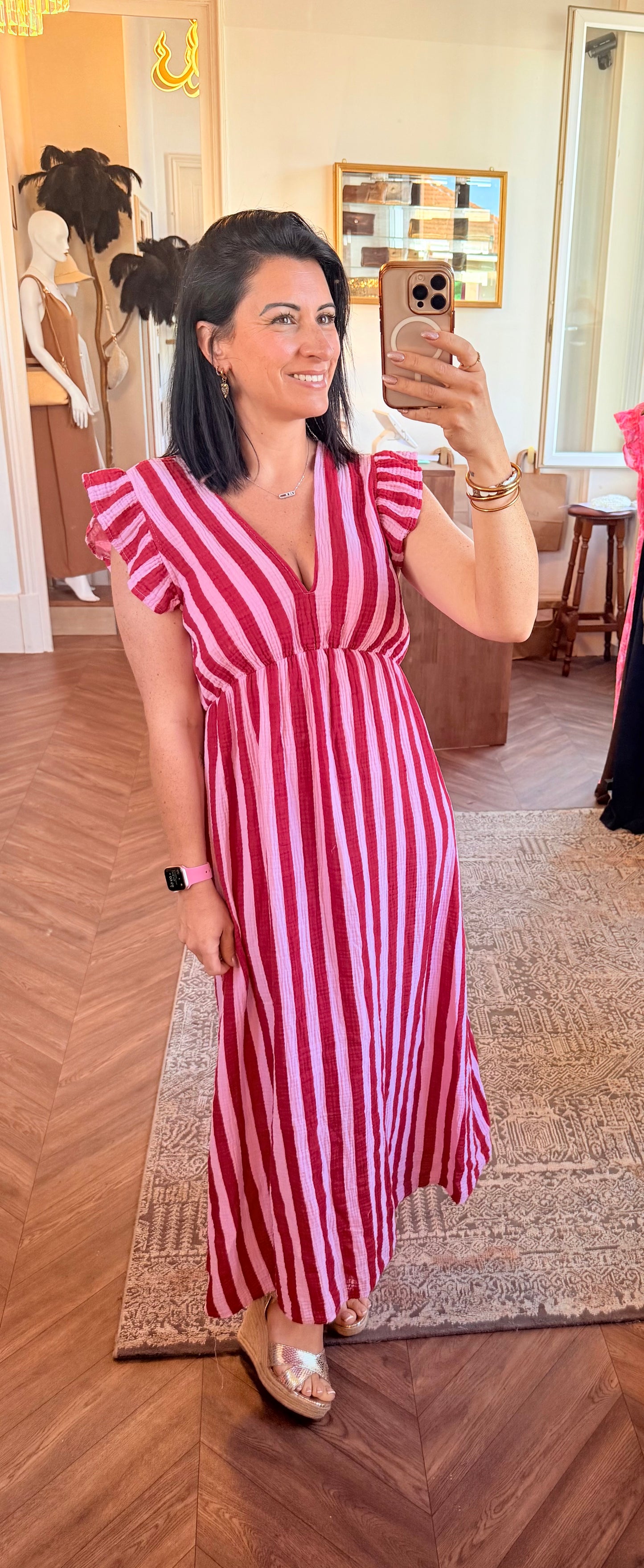 Robe gaze de coton | IZÏA