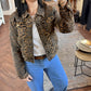 Veste en jean léopard 🐆 | FÉLINE