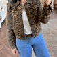 Veste en jean léopard 🐆 | FÉLINE