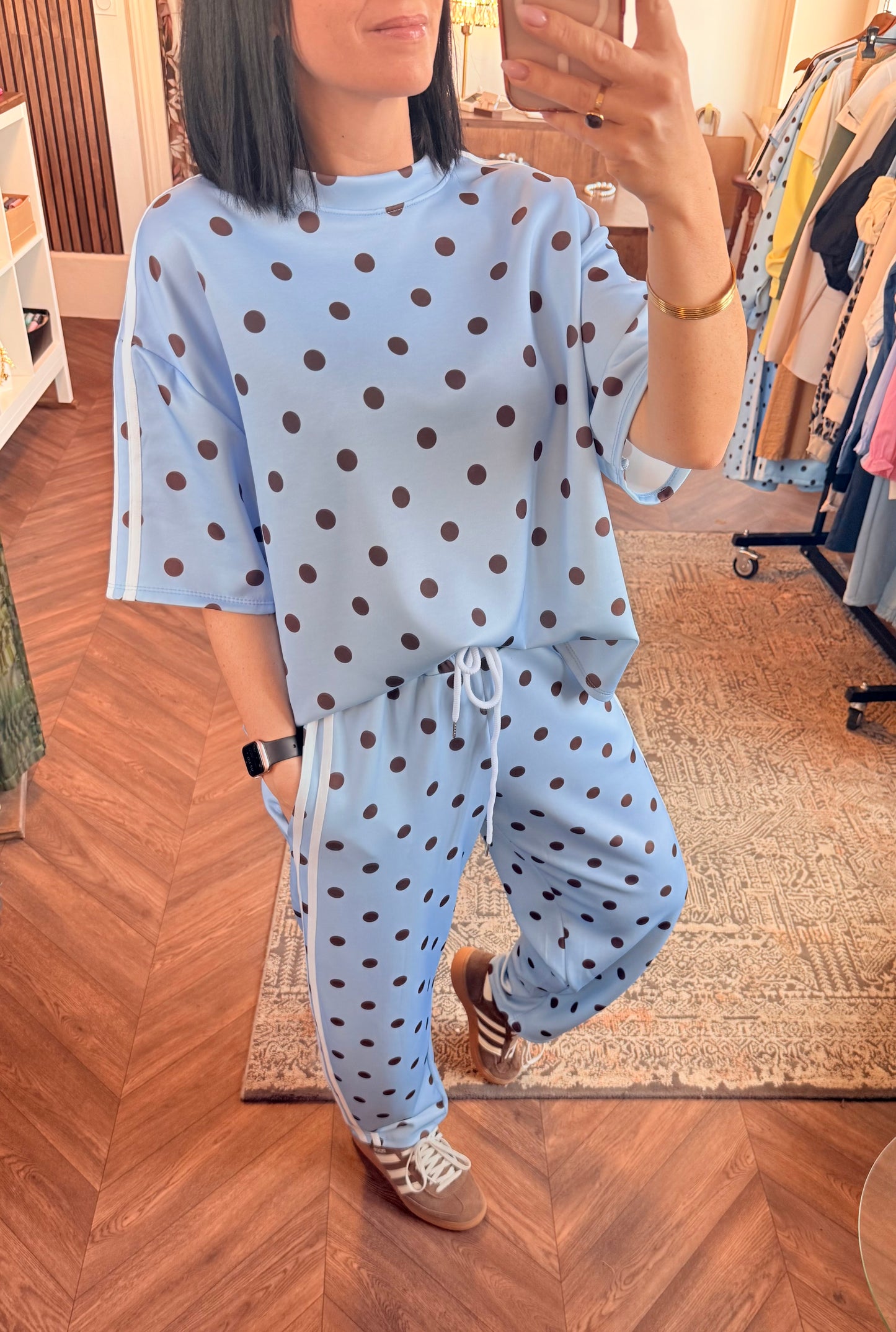 Ensemble jogging à pois | CONRAD