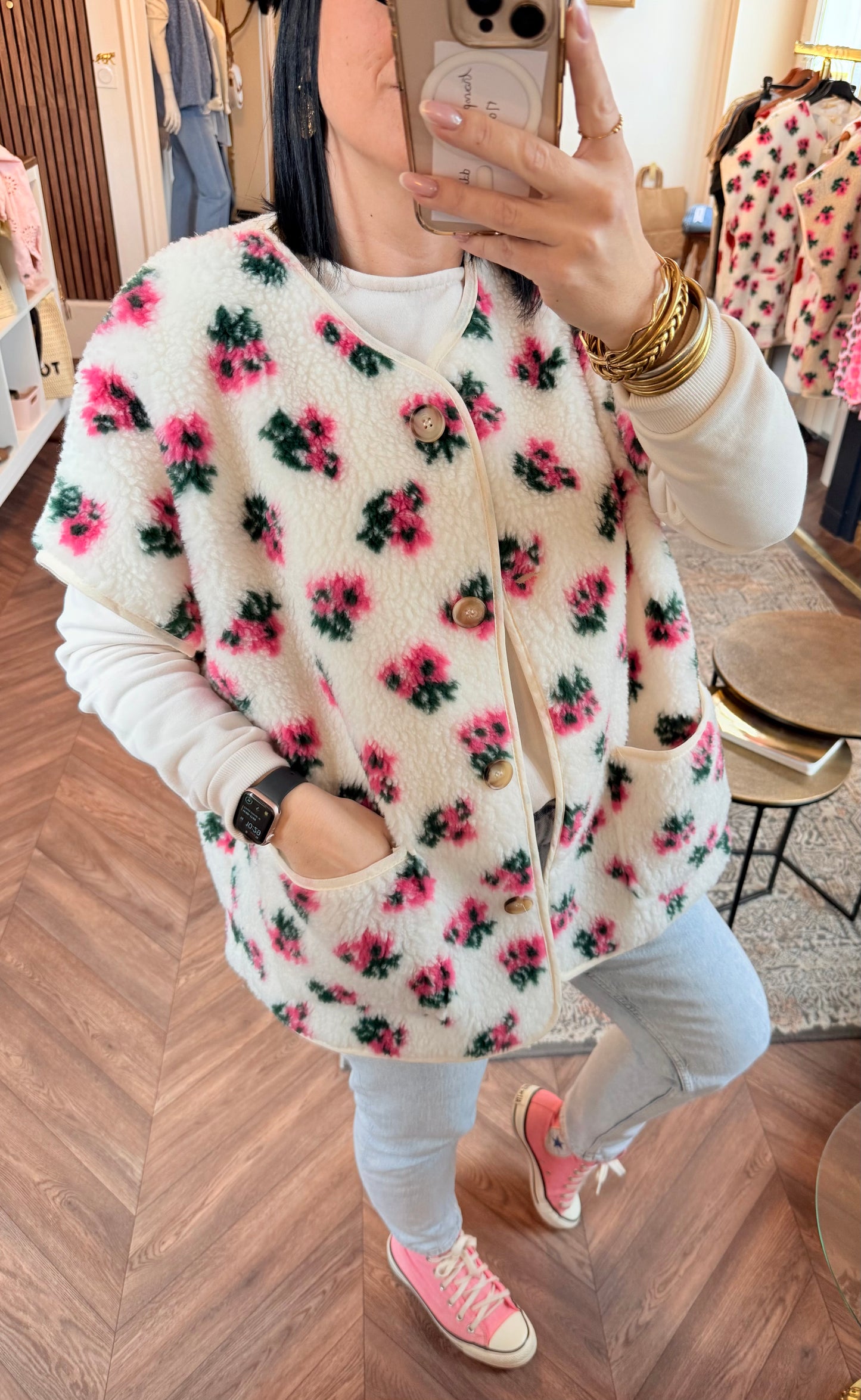 Gilet sans manches | FLOWERS