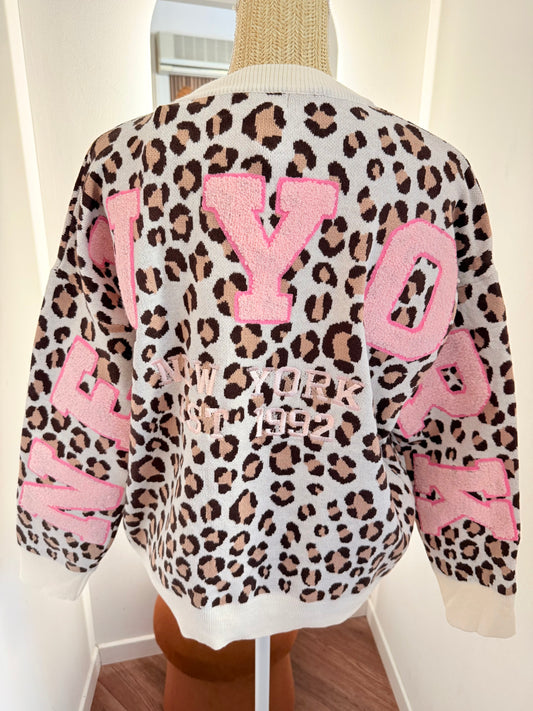 Pull léopard | NEW YORK