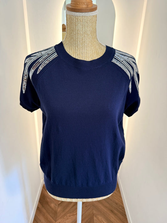 Top maille strass | ANGEL
