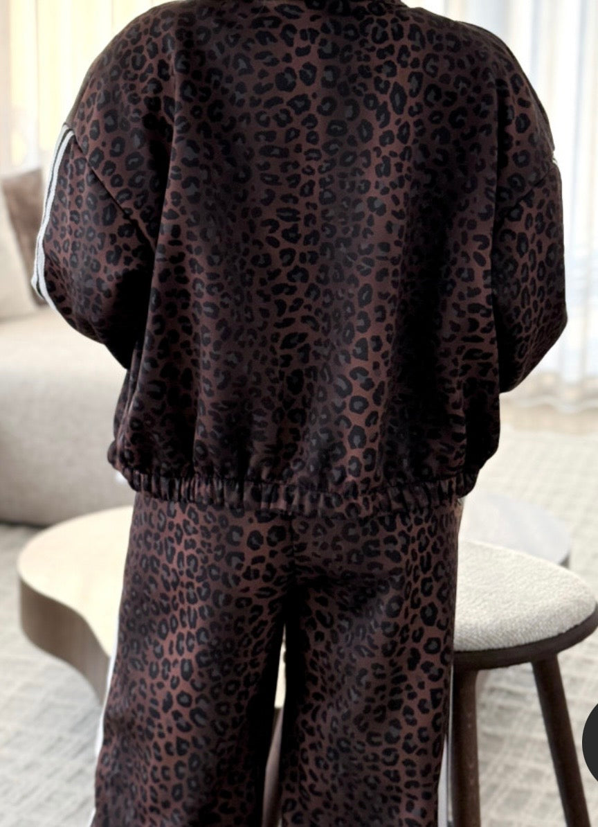 Ensemble jogging | léopard