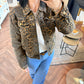 Veste en jean léopard 🐆 | FÉLINE