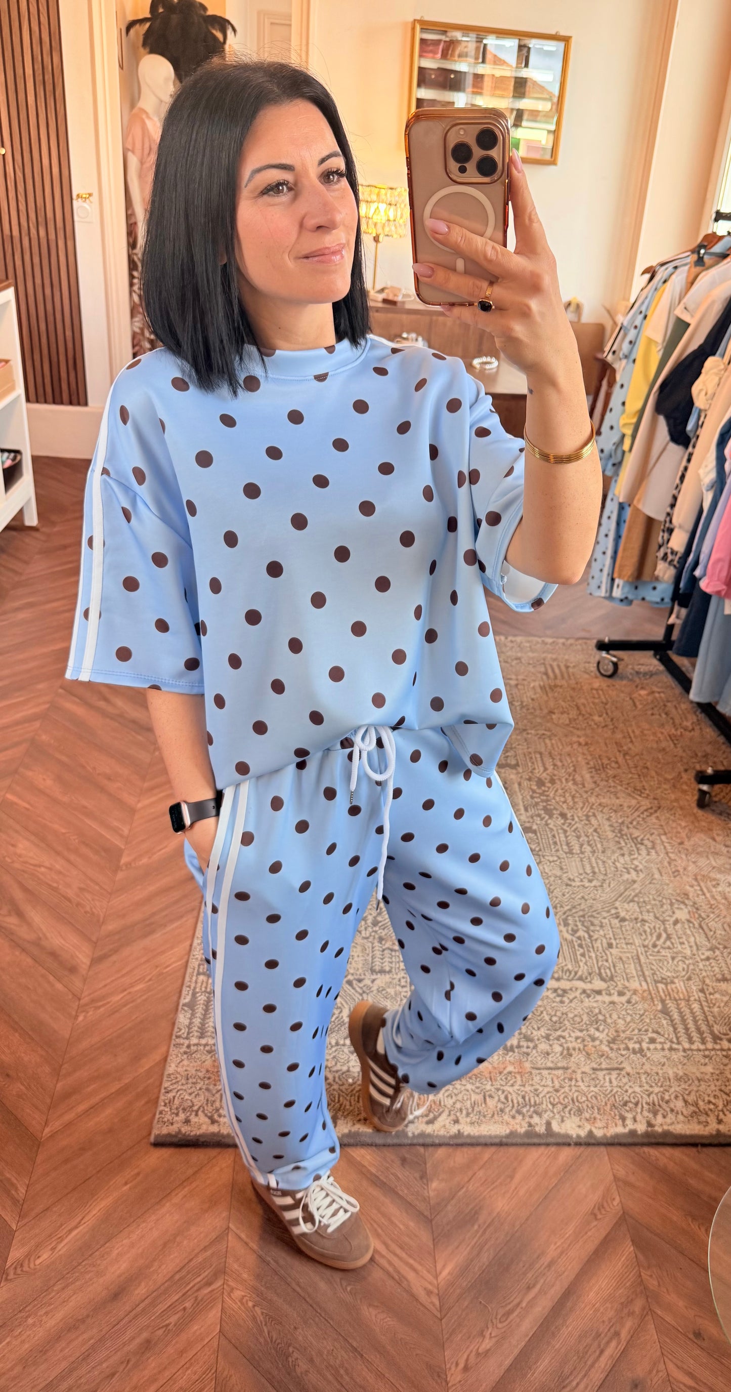Ensemble jogging à pois | CONRAD