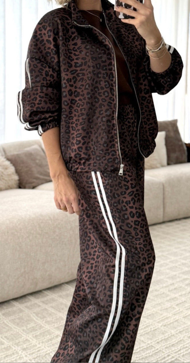 Ensemble jogging | léopard