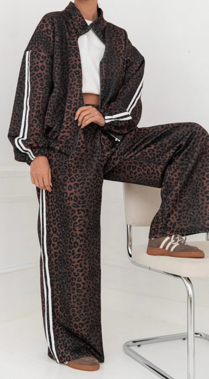 Ensemble jogging | léopard