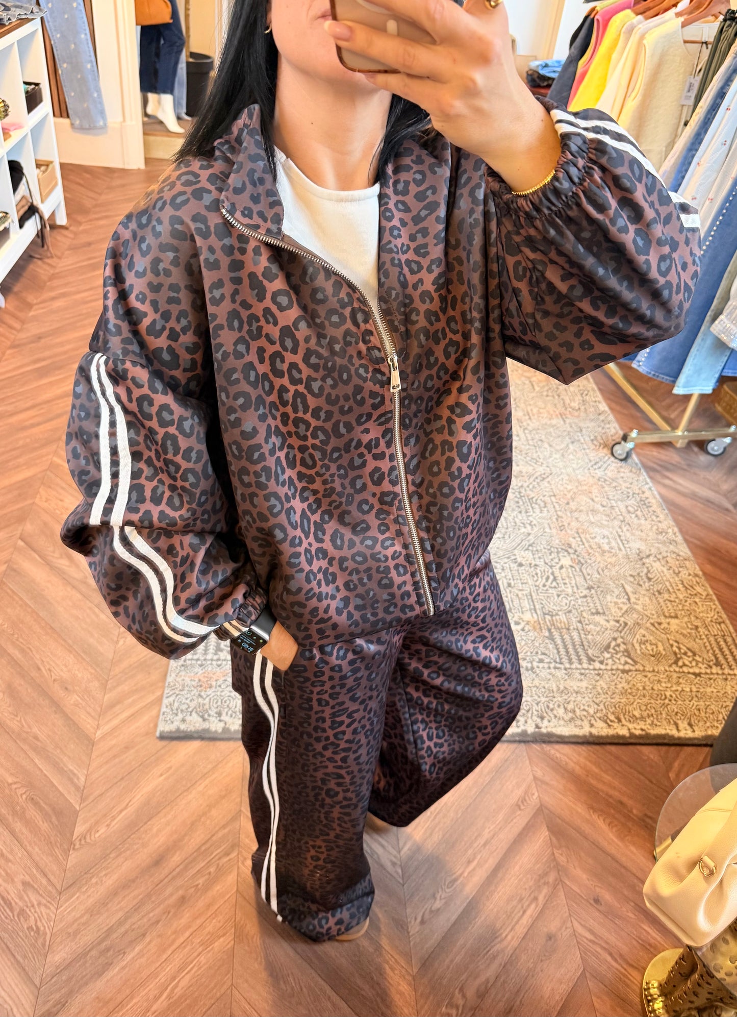 Ensemble jogging | léopard