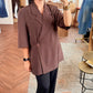 BLAZER oversize manches 3/4 | LÉON