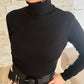 Pull col roulé
