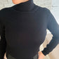 Pull col roulé